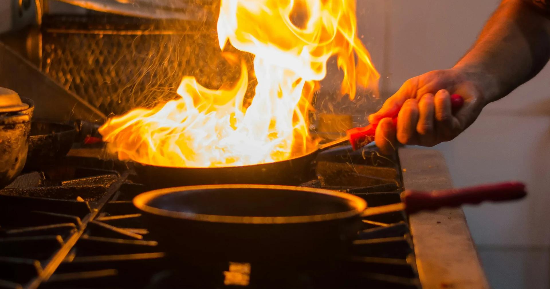 Kitchen burn